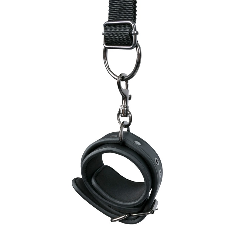 Набор для бондажа на кровать с манжетами для рук и ног Under Mattress Restraint Set, черный