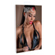 Топ с открытым доступом по груди Daring Intimates Wetlook Bra With Zipper на молниях, черный, S
