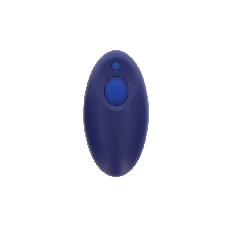 Анальная пробка с вибрацией Toy Joy Sparkle Buttplug с дистанционным управлением, синий