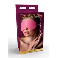 Маска на глаза Taboom Malibu, из веганской кожи, розовый Маска на глаза Taboom Malibu, из веганской кожи, розовый