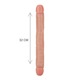 Фаллоимитатор двусторонний ToyJoy RealFeel Jr.Double Dong, бежевый