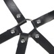 Портупея из искусственной кожи Star Night Leather Chest Harness Straps, черная