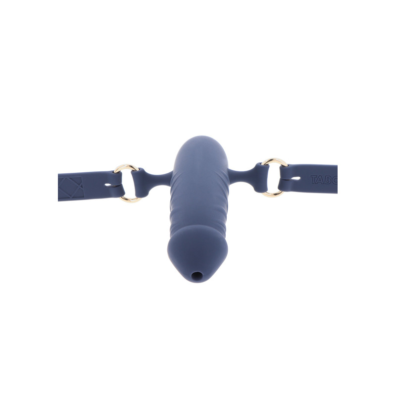 Кляп в виде пениса Taboom Silicone Supreme, синий