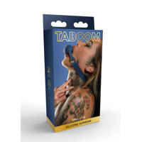 Силиконовый кляп-шарик Taboom Silicone Supreme, синий
