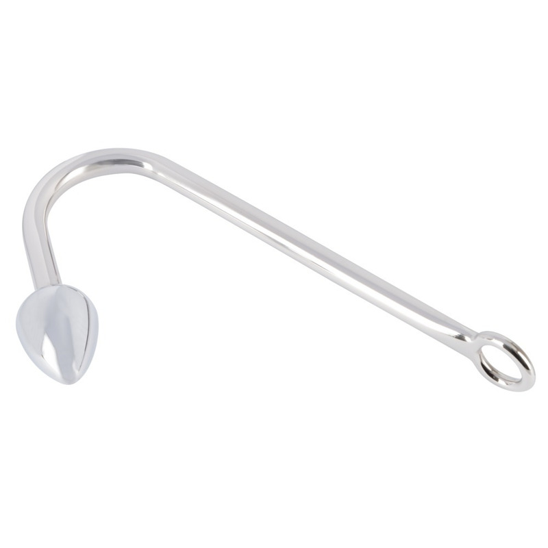 Крюк анальный металлический You2Toys Bondage Hook с кольцом для бондажа, серебристый