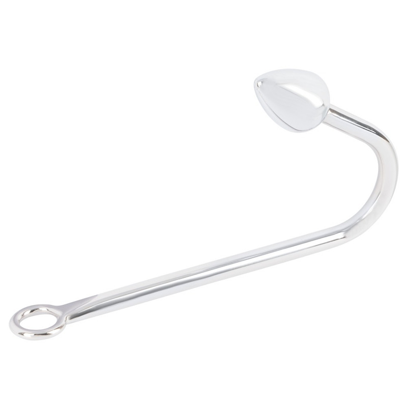 Крюк анальный металлический You2Toys Bondage Hook с кольцом для бондажа, серебристый