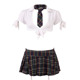 Костюм Школьницы в клетку Cottelli Collection Schoolgirl 4 предмета, XS