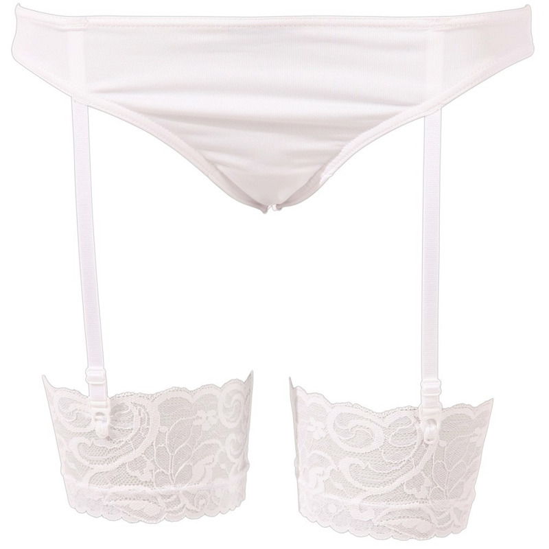 Костюм школьницы в клетку Cottelli Collection Schoolgirl Set с глубоким декольте, M