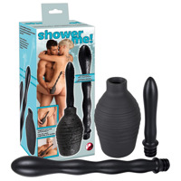 Анальный душ You2Toys Shower Me, 2 насадки, черный