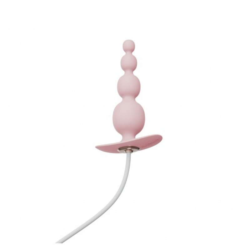 Анальный плаг с вибрацией Qingnan No.8 Mini Vibrating Anal Beads PINK