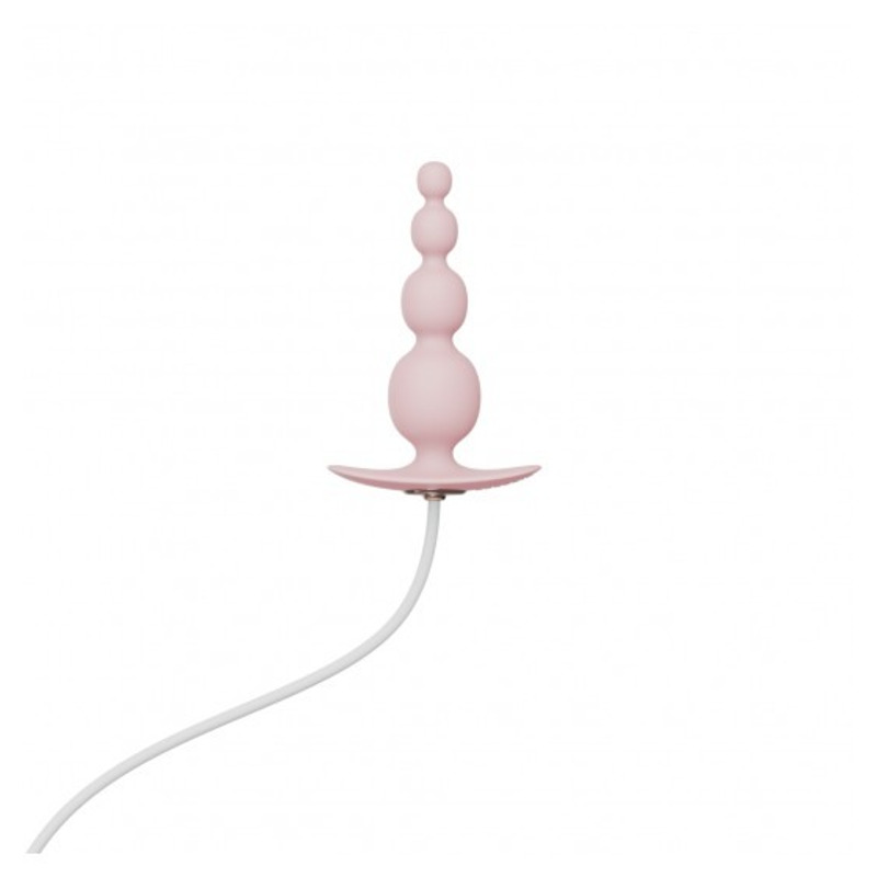 Анальный плаг с вибрацией Qingnan No.8 Mini Vibrating Anal Beads PINK