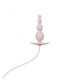Анальный плаг с вибрацией Qingnan No.8 Mini Vibrating Anal Beads PINK