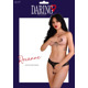 Трусики с интимным вырезом S/M Roxanne Daring Intimates, черные