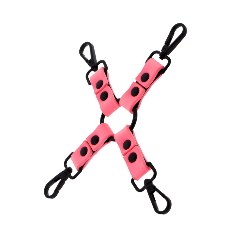 Перекрестная система фиксации Taboom Glow In the Dark Hogtie светящаяся в темноте, розовая