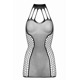 Короткое платье в сеточку Dania Besired, черное, One Size
