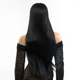 Парик прямой Fetish Hair черный, 60 см