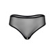 Трусики прозрачные с открытым доступом Daring Intimates Alexa, черный, S/M
