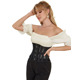 Корсет из сетки Star Night Steel Bones Grid Corsets с крючками и шнуровкой, черный, S (без коробки)
