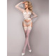 Чулки белые Ballerina's Secret IVORY 20 den с кружевным верхом на силиконовой ленте, L/XL