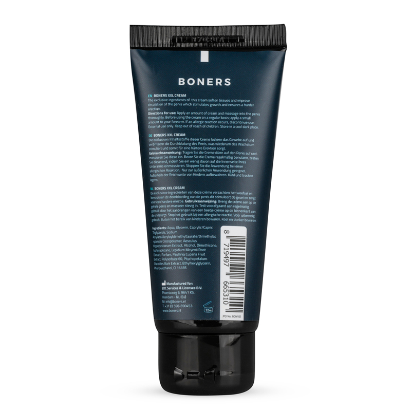 Возбуждающий крем для мужчин Boners Penis XXL Cream, 100 мл