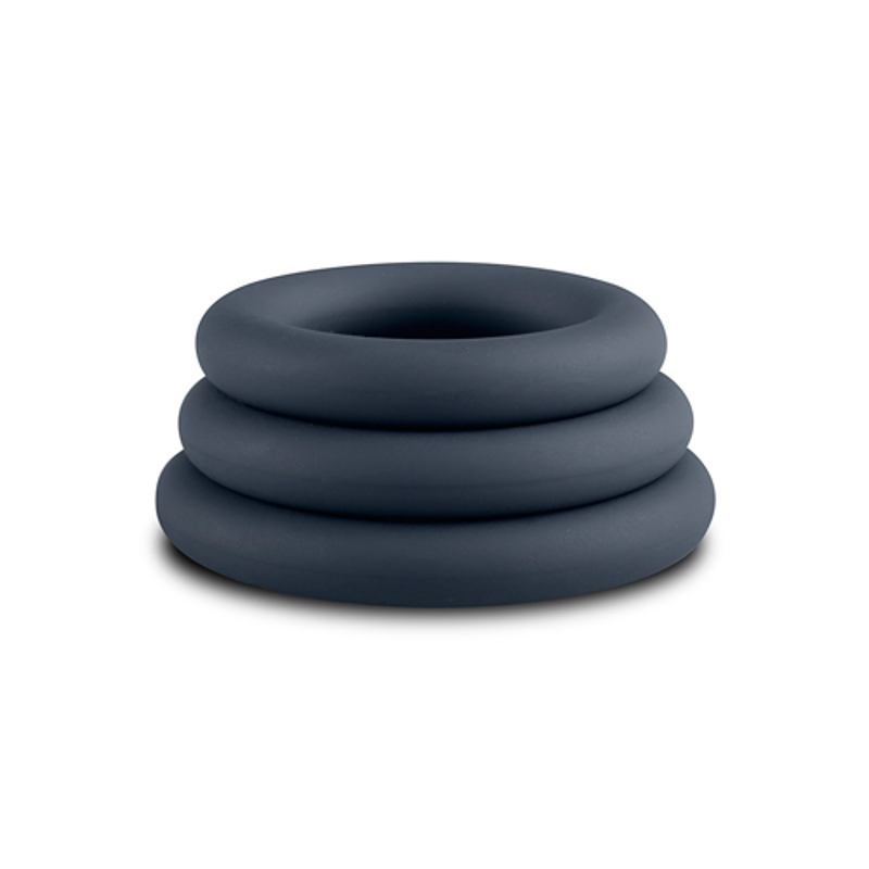 Набор из трех эрекционных колец Boners Boners 3-Piece Cock Ring Set