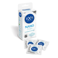 Презервативи ультратонкі з латексу EXS Nano Thin веганські (ціна за упаковку, 12 шт.) Презервативи ультратонкі з латексу EXS Nano Thin веганські (ціна за упаковку, 12 шт.)
