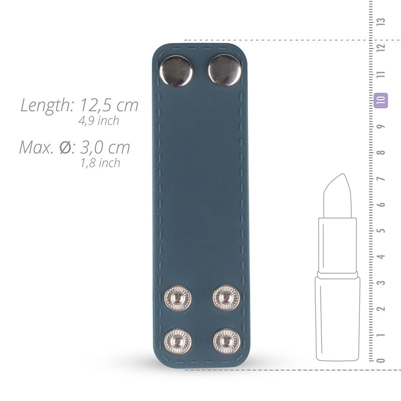 Кольцо на мошонку Boners Ball Strap, серое, S/M