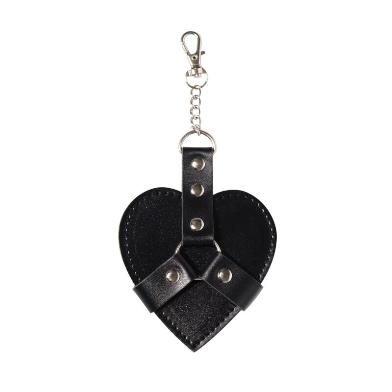 Брелок на карабине для ключей Art of Sex Chained Heart, Черный