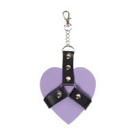 Брелок на карабине для ключей Art of Sex Chained Heart, Лаванда