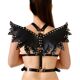 Женская портупея Art of Sex - Wings черная L-2XL, экокожа
