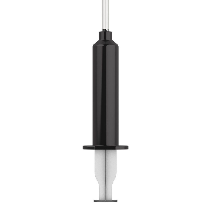Кончающий фаллоимитатор Strap-On-Me Dildo Cum Black, диаметр 3,6см, силикон, насадка для страпона