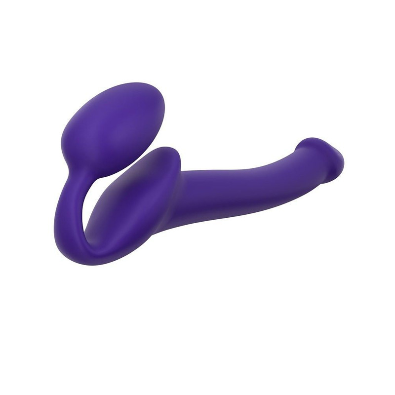 Безремневой страпон Strap-On-Me Violet S, полностью регулируемый, диаметр 2,7см