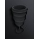 Менструальная чаша Gcup Gvibe, S, черная, 6 х 3.5 см