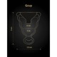 Менструальная чаша Gcup Gvibe, S, черная, 6 х 3.5 см