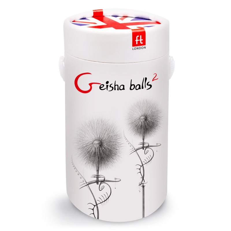 Шарики вагинальные Gvibe Geisha Balls 2 для тренировки интимных мышц, розовые