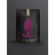 Анальная пробка рельефная Gvibe Gplug Twist 2 фиолетовая, 10.5 х 3.9 см