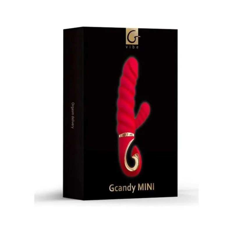 Вибратор кролик рельефный Gcandy MINI - Коралловый