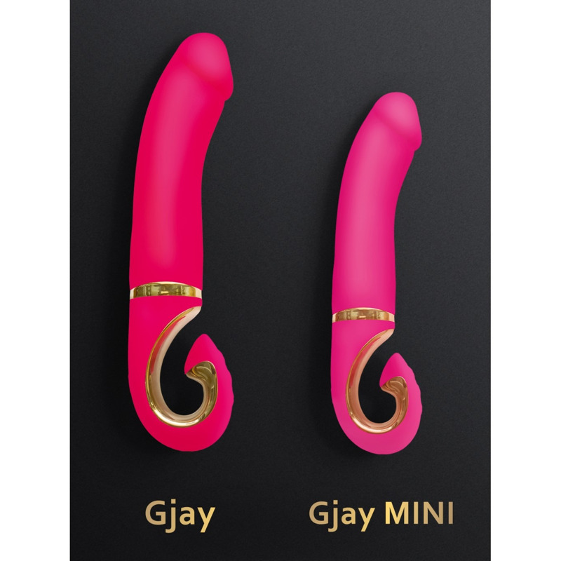 Вибратор нереалистичный Gjay Gvibe, розовый, 22 см х 3.7 см