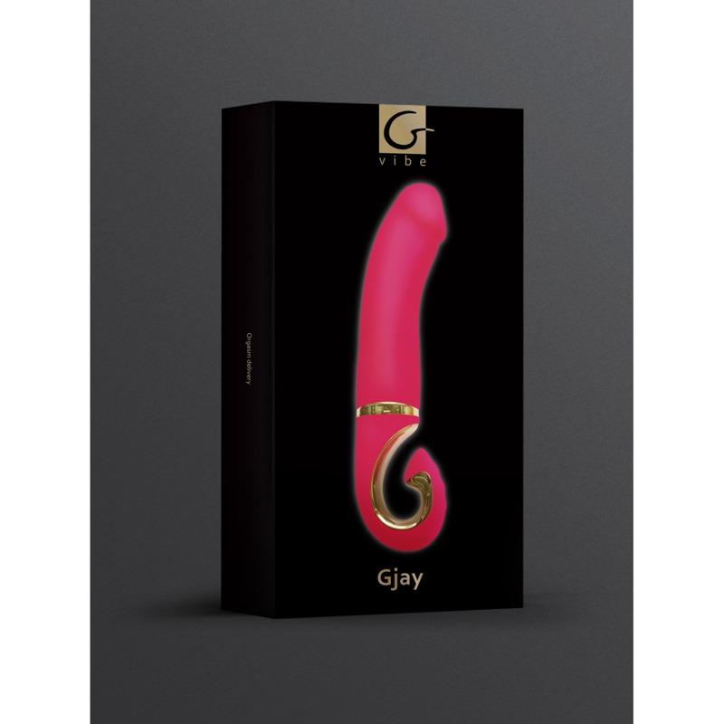 Вибратор нереалистичный Gjay Gvibe, розовый, 22 см х 3.7 см