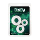 Набор из 3-х эрекционных белых колец NS Novelties Firefly светящиеся в темноте