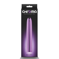 Вибратор классический хромированный NS Novelties Chroma фиолетовый