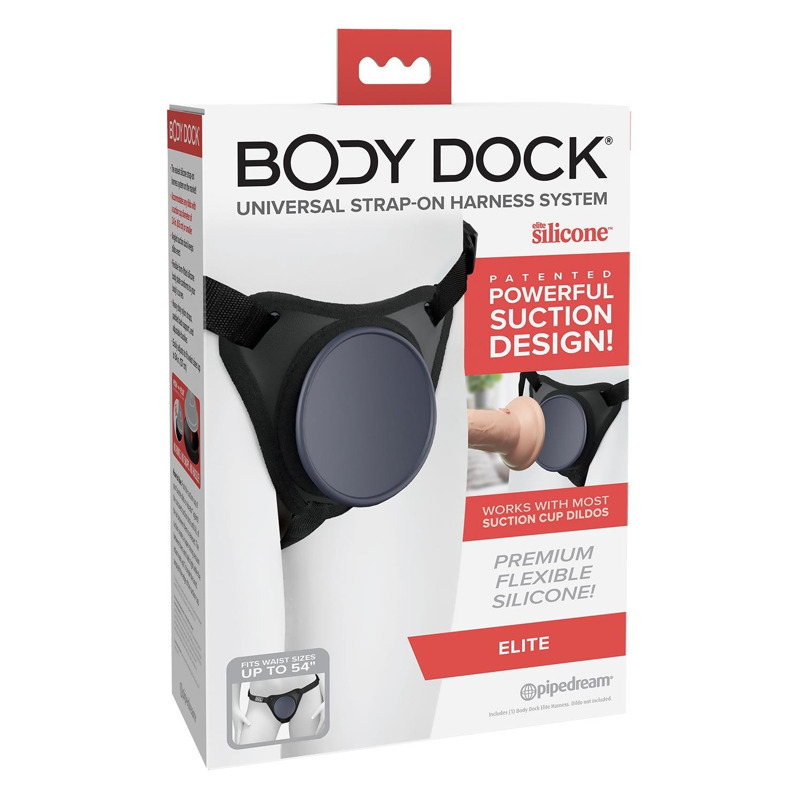 Трусики для страпона Pipedream Body Dock Elite чёрные