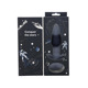 Вибрирующая анальная пробка Dream Toys Startroopers Pluto с пультом управления, черная