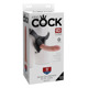 Ременная черная сбруя Pipedream King Cock Strap-On Harness с реалистичным фаллоимитатором, 20 см