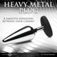 Анальная пробка Master Series Butt Slut Metal & Silicone Butt Plug - Silver