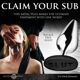 Анальная пробка Master Series Butt Slut Metal & Silicone Butt Plug - Silver