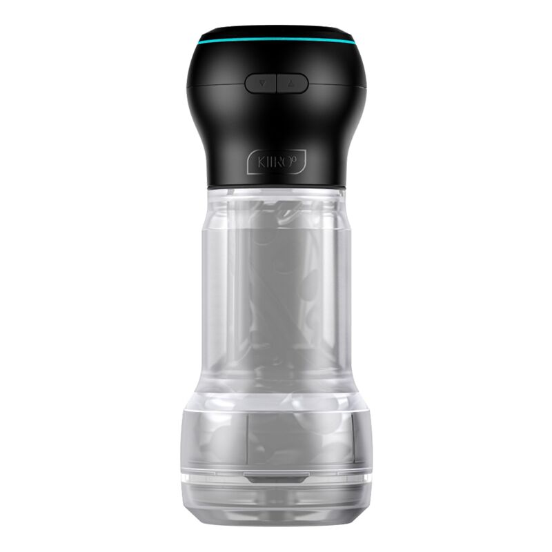 Мастурбатор Kiiroo Feel Pocket Crystal с всасывающей интерактивной насадкой PowerBlow Combo Set