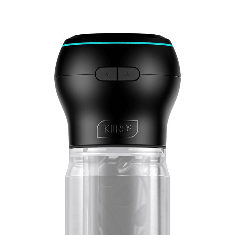 Мастурбатор Kiiroo Feel Pocket Crystal с всасывающей интерактивной насадкой PowerBlow Combo Set