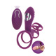 Эрекционное вибро кольцо ToyJoy Halo Halo C-Ring Sleeve с клиторальным отростком, фиолетовое