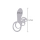 Эрекционное вибро кольцо ToyJoy Halo Halo C-Ring Sleeve с клиторальным отростком, фиолетовое